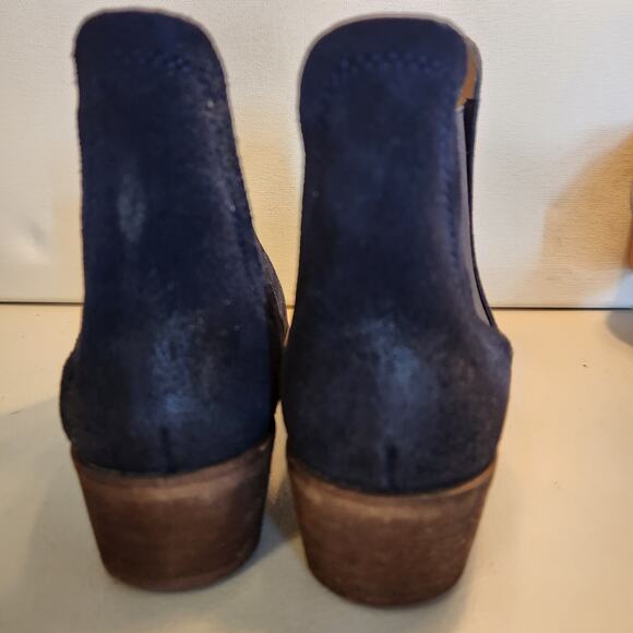 Splendid Women's Blue Suede Ankle Slip-on Booties Size 8 - Picture 13 of 16
